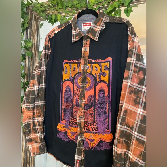 Custom-made Reworked The Doors Bleached Flannel - Picture 2 of 2